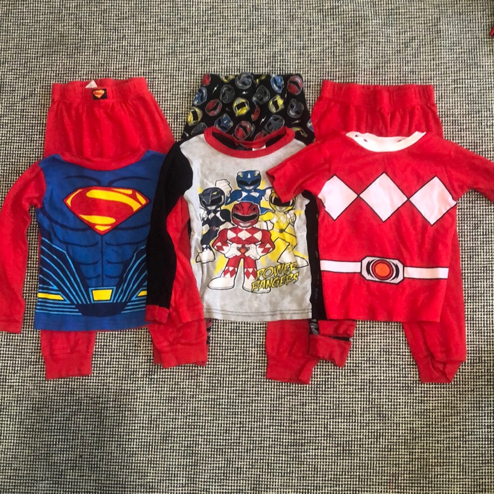 Boys 6pc pajama bundle 5T/5